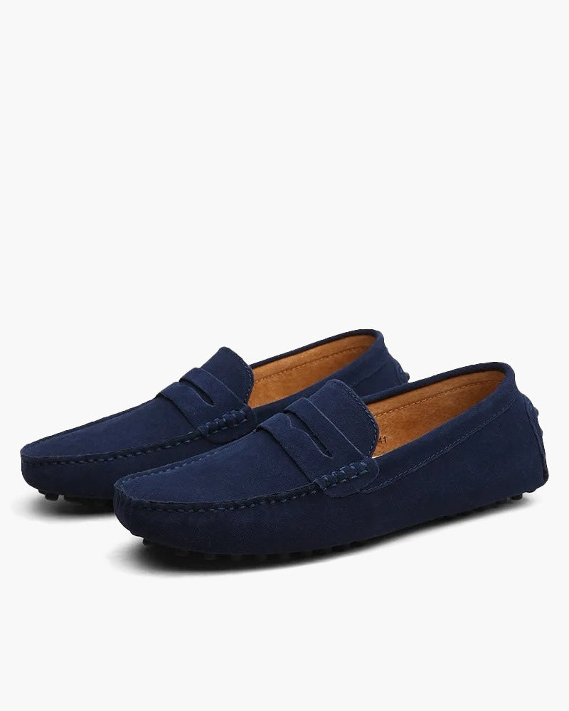 Mocasines de ante